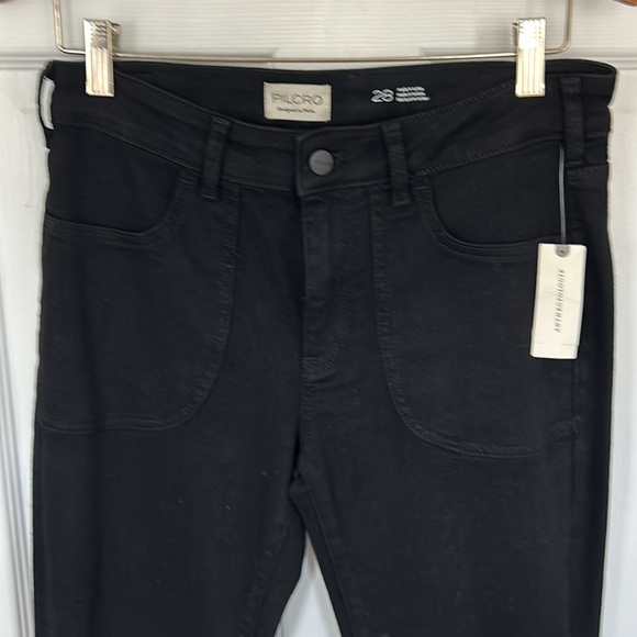NWT Pilcro low-rise Icon flare black jeans 28 - Picture 2 of 8